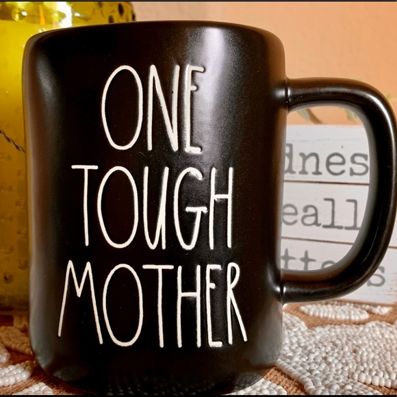 NEW Rae Dunn ‘One Tough Mother’ Black Mug - Picture 5 of 5